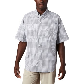 Columbia Muške Košulje - PFG Super Tamiami Short Sleeve Crne | UYIK-50963